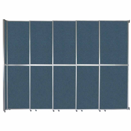 Versare Operable Wall Sliding Room Divider 15'7" x 12'3" Caribbean Fabric 1070279-2